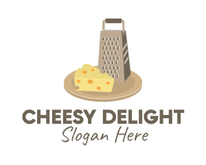 Kitchen Cheese Board Grater  logo design