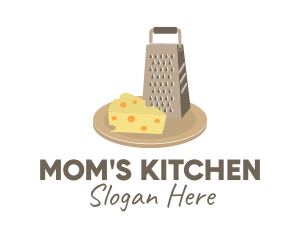 Kitchen Cheese Board Grater  logo design