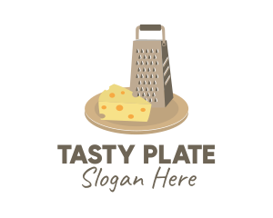 Kitchen Cheese Board Grater  logo design