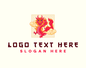 Chinese Festival Dragon logo