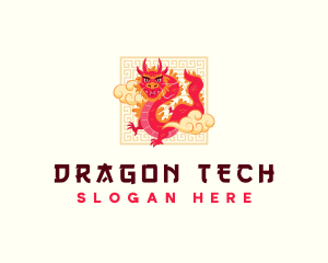 Chinese Festival Dragon logo design