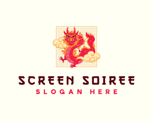 Chinese Festival Dragon logo design