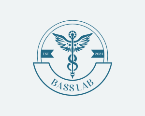 Pharmacy Medical Caduceus logo design