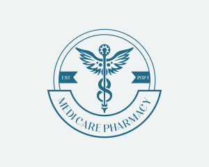 Pharmacy Medical Caduceus logo