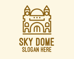 Simple Temple Dome logo