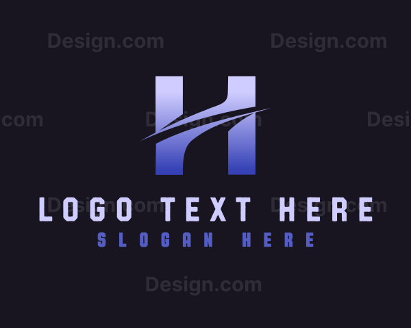 Creative Design Agency Letter H Logo