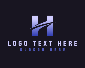 Creative Design Agency Letter H logo