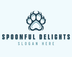 Veterinarian Pet Grooming Logo