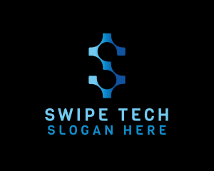 Tech Software Letter S logo design