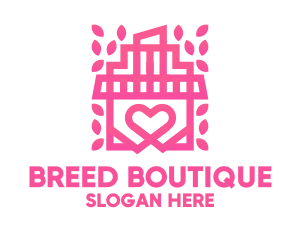 Pink Love Boutique logo design