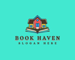 Book Learning School logo design