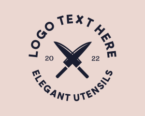 Chef Knife Utensil logo design