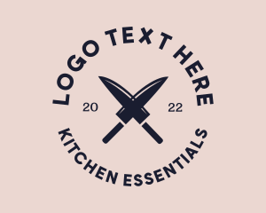 Chef Knife Utensil logo design