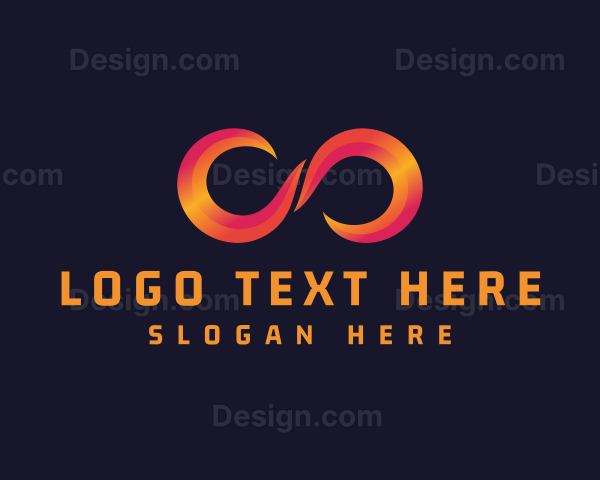 Gradient Infinity Loop Logo