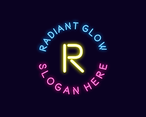 Neon Music Bar logo design