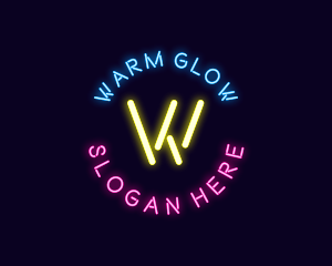 Neon Music Bar logo design