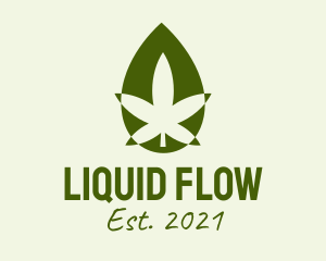 Cannabis Oil Extract  logo design