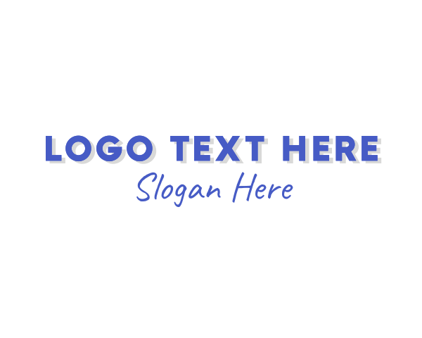 Font logo example 1