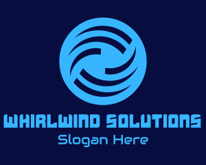 Generic Blue Wave Circle logo