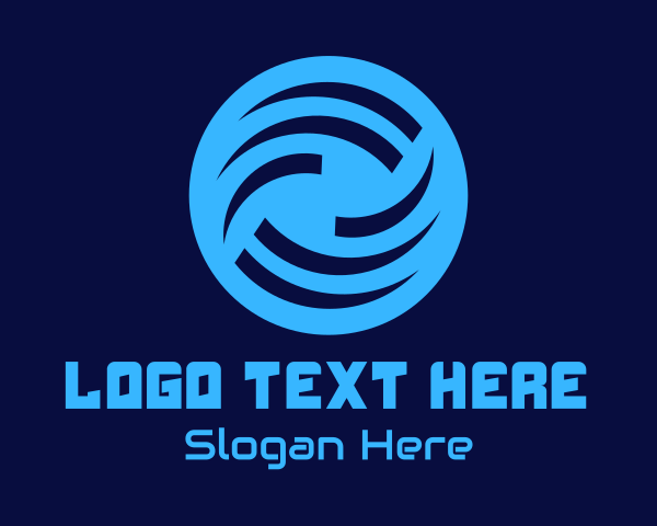 Cyberspace logo example 3
