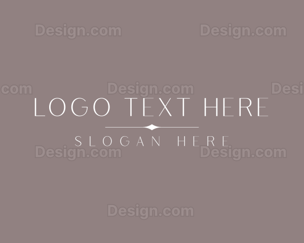 Minimalist Luxury Fashion Logo