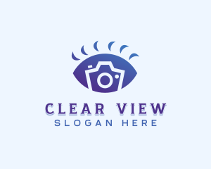 Camera Eye Lens logo design