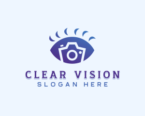 Camera Eye Lens logo design