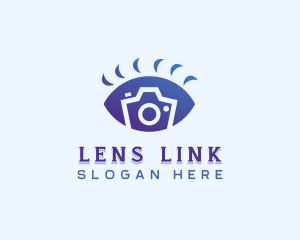 Camera Eye Lens logo design