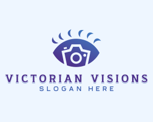 Camera Eye Lens logo design