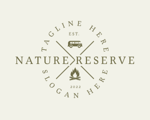 Camping Nature Park logo design