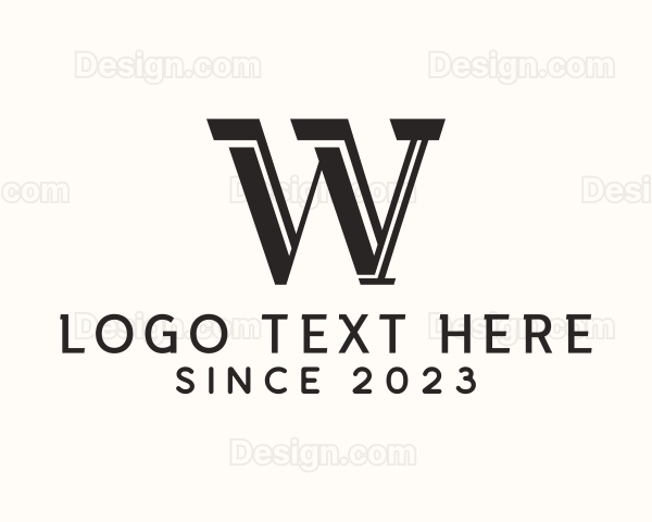 Masculine Serif Business Logo