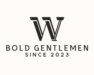 Masculine Serif Business logo