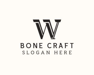 Masculine Serif Business logo design