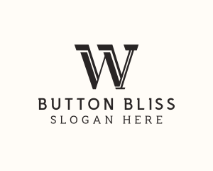 Masculine Serif Business logo design