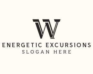 Masculine Serif Business logo design