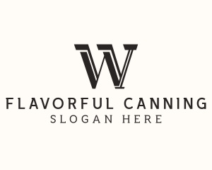 Masculine Serif Business logo design