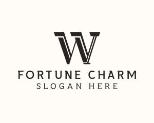 Masculine Serif Business logo design