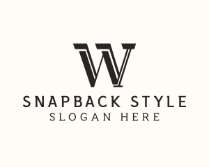 Masculine Serif Business logo design