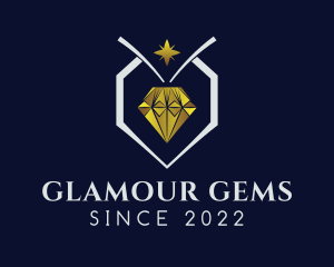 Diamond Jewelry Mining  logo design