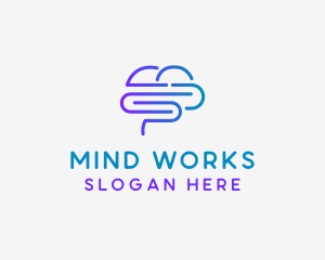 Human Brain Neurologist  logo design