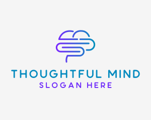 Human Brain Neurologist  logo design