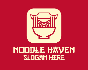 Noodle House Mobile App logo design