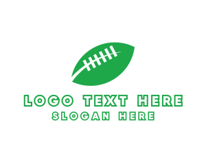 American Football Leaf logo