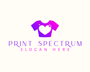 Feminine Heart Shirt logo design