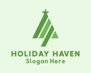 Holiday Christmas Tree logo design