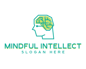 Technology AI Mind logo design