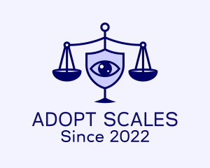 Legal Scale Security  logo design