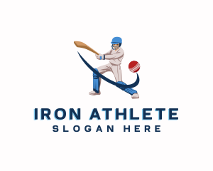 Sport Cricket Player logo design