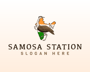 India Great Indian Bustard Bird logo