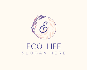 Cosmetics Leaf Beauty logo design